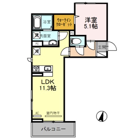 シューペリアⅡの物件間取画像